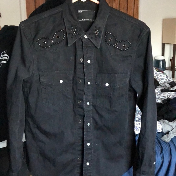 Number Nine 2003 “Touch Me I’m Sick” Button Down - Picture 1 of 6